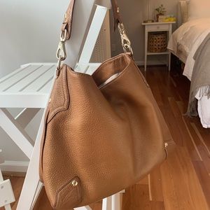 Cole Haan Leather Tote (Brown/Gold)